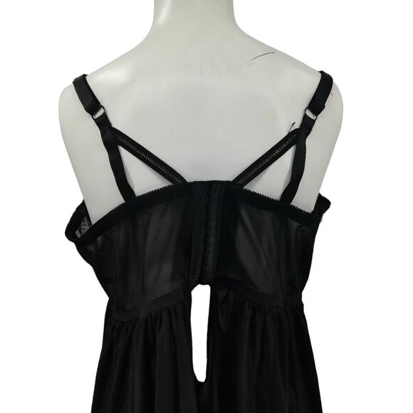 Torrid Leopard Print Underwire Sheer Nightie Negligee Size 2 Lingerie Strappy - Picture 14 of 16